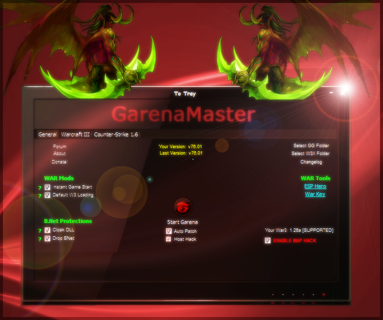 garena master hack